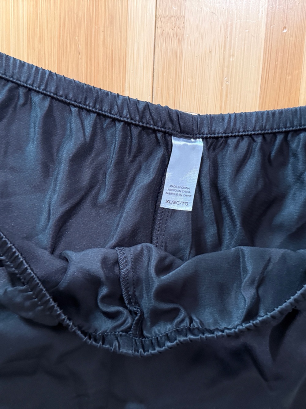 Flora Nikrooz Black Satin Cami & Lace-Trim Shorts Sleep Set - Picture 3 of 4